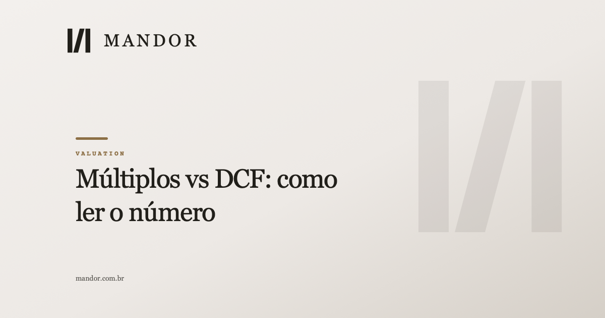 Valuation na prática: o que é, como se calcula e como ler o número antes de sentar à mesa